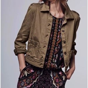Hei Hei Crop Military Jacket- Anthropologie Size L
